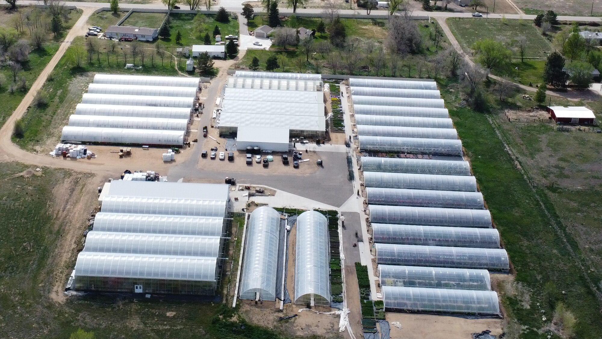 Greenhouse farm in Platteville, CO